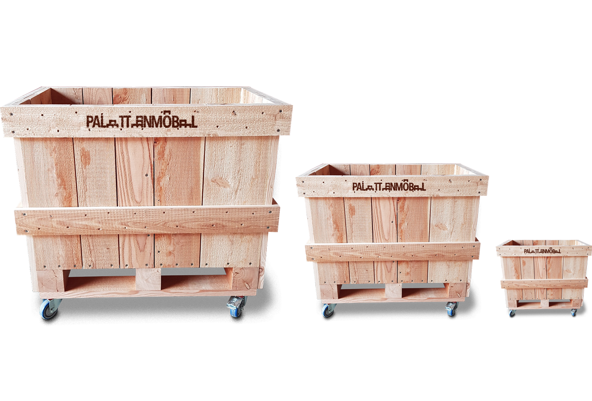 Blumenkiste aus Palettenholz