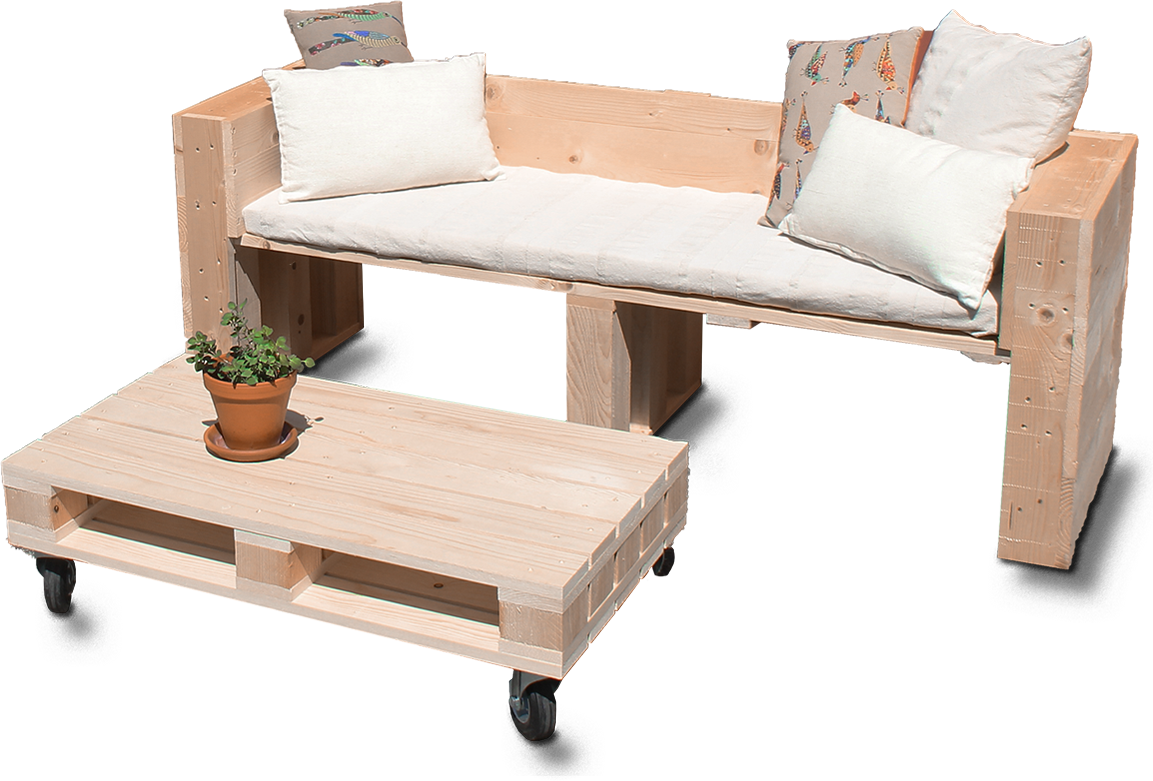 Sofa aus Palettenholz